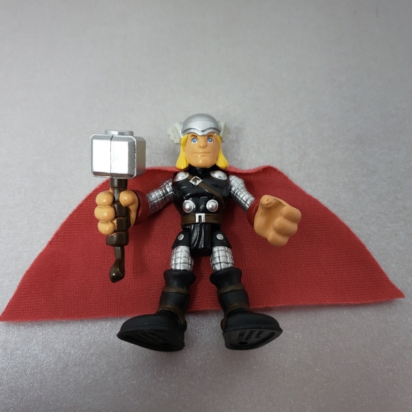Imaginext Avengers Figurine Thor Cape Fisher Price 2010 Hasbro - Picture 5 of 15